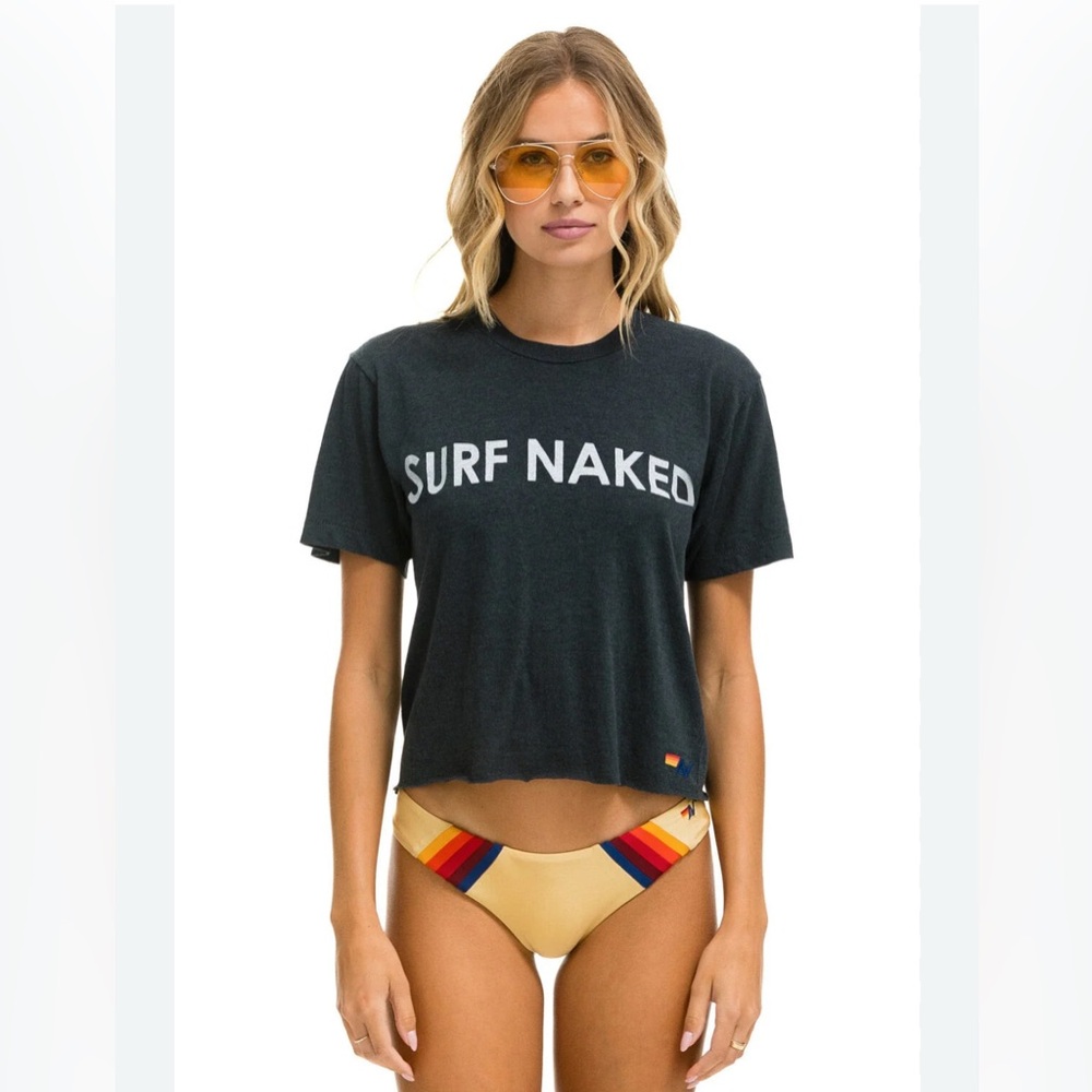 Surf Naked, Aviator Nation, Blue Tee